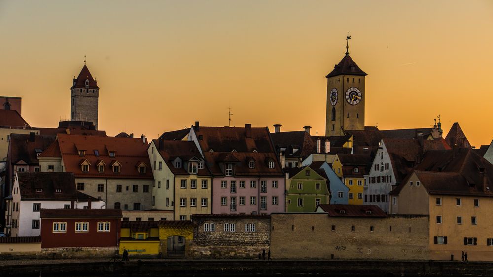 Abendstimmung in der nördlichsten Stadt Italiens