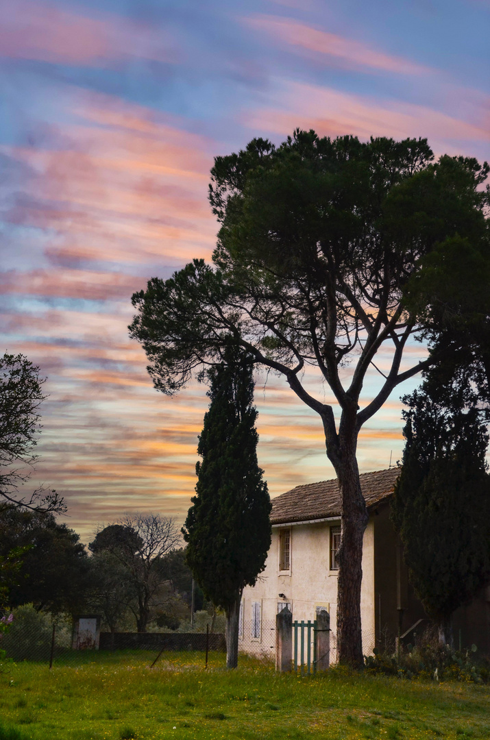 Abendstimmung in der Provence