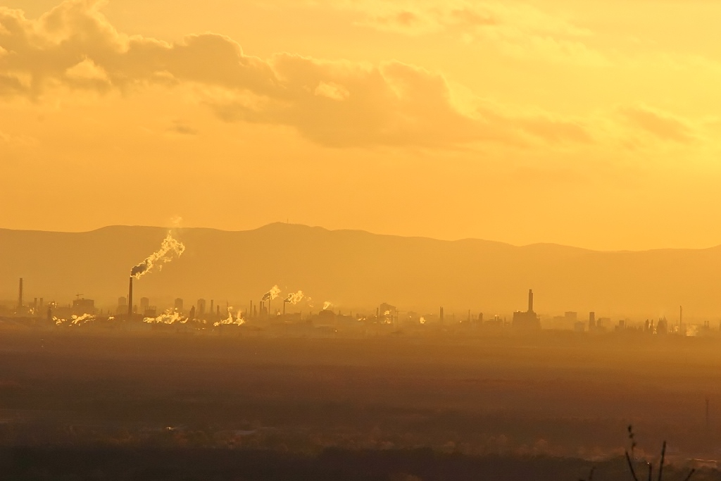 Abendstimmung in der Rheinebene