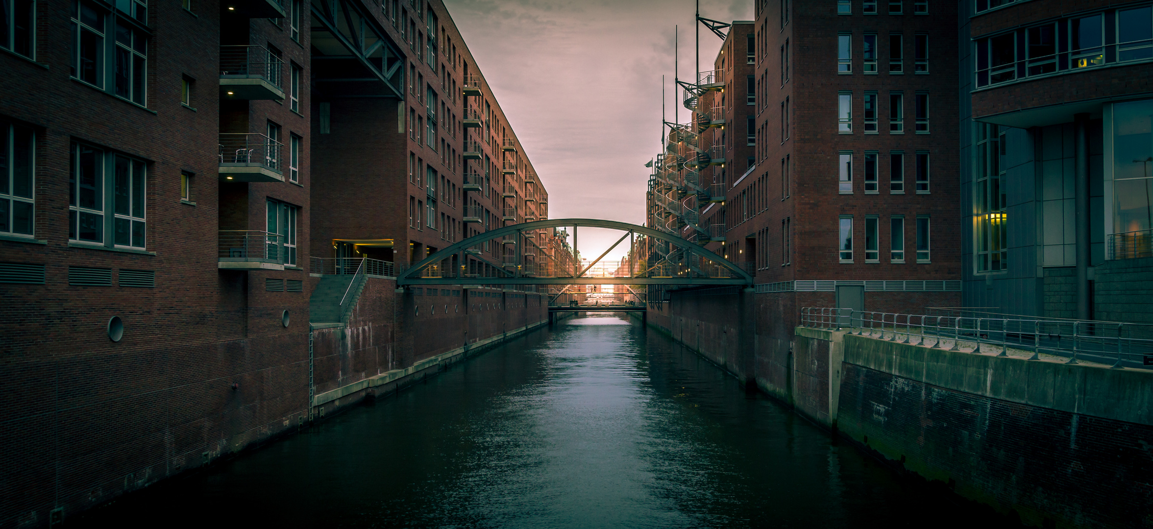 Abendstimmung in der Speicherstadt