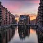 Abendstimmung in der Speicherstadt ....