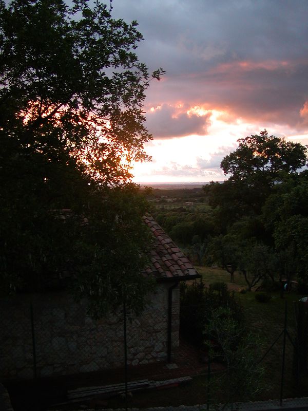 Abendstimmung in der Toscana