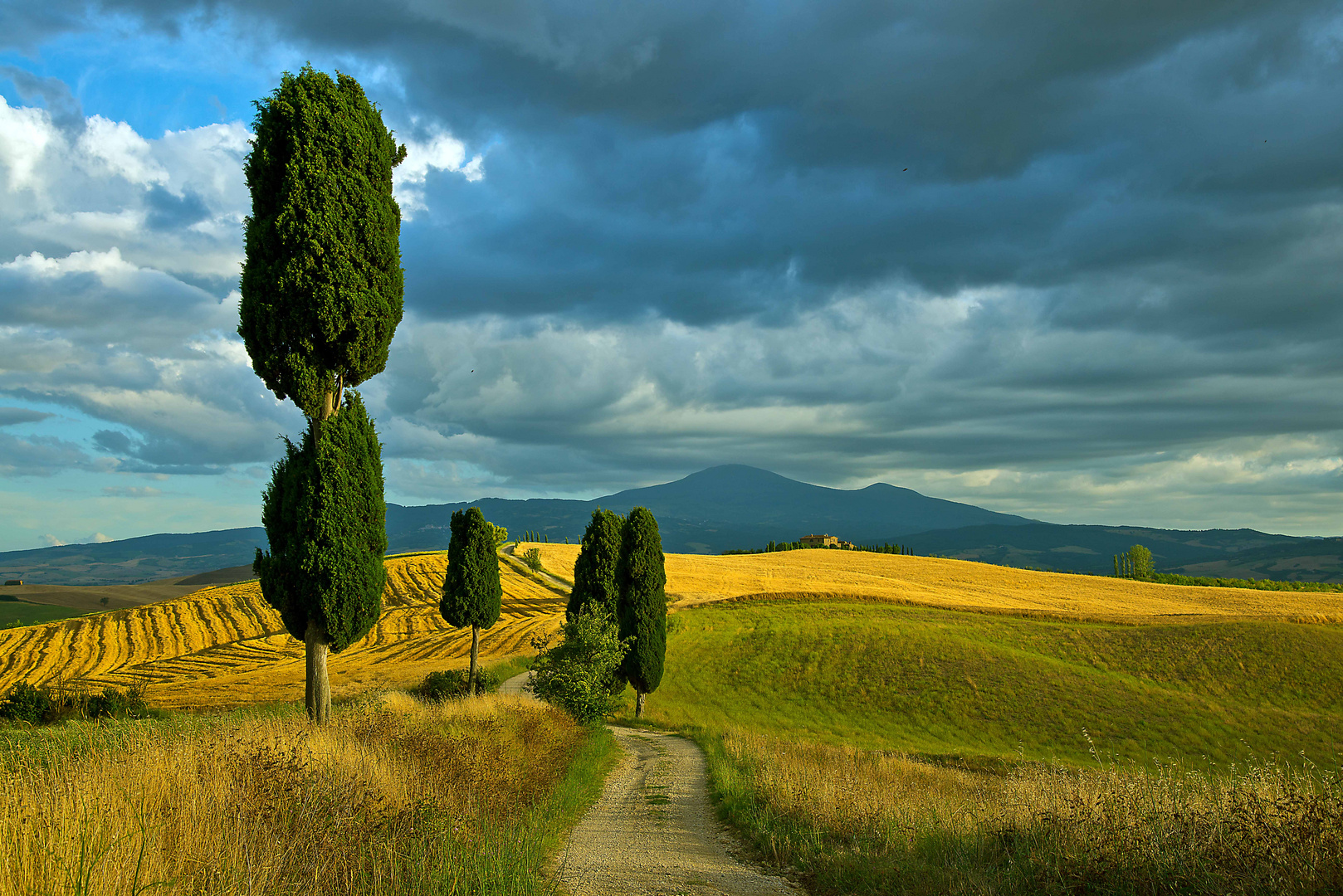 Abendstimmung in der Toskana Foto &amp; Bild | landschaft ...