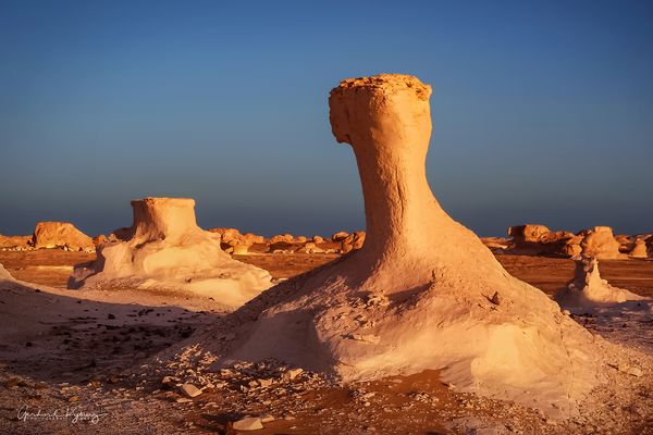 Abendstimmung in der weissen Wüste