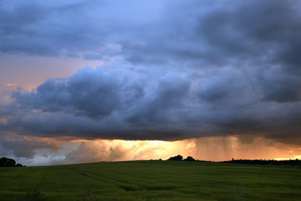 Abendstimmung in diesen Tagen