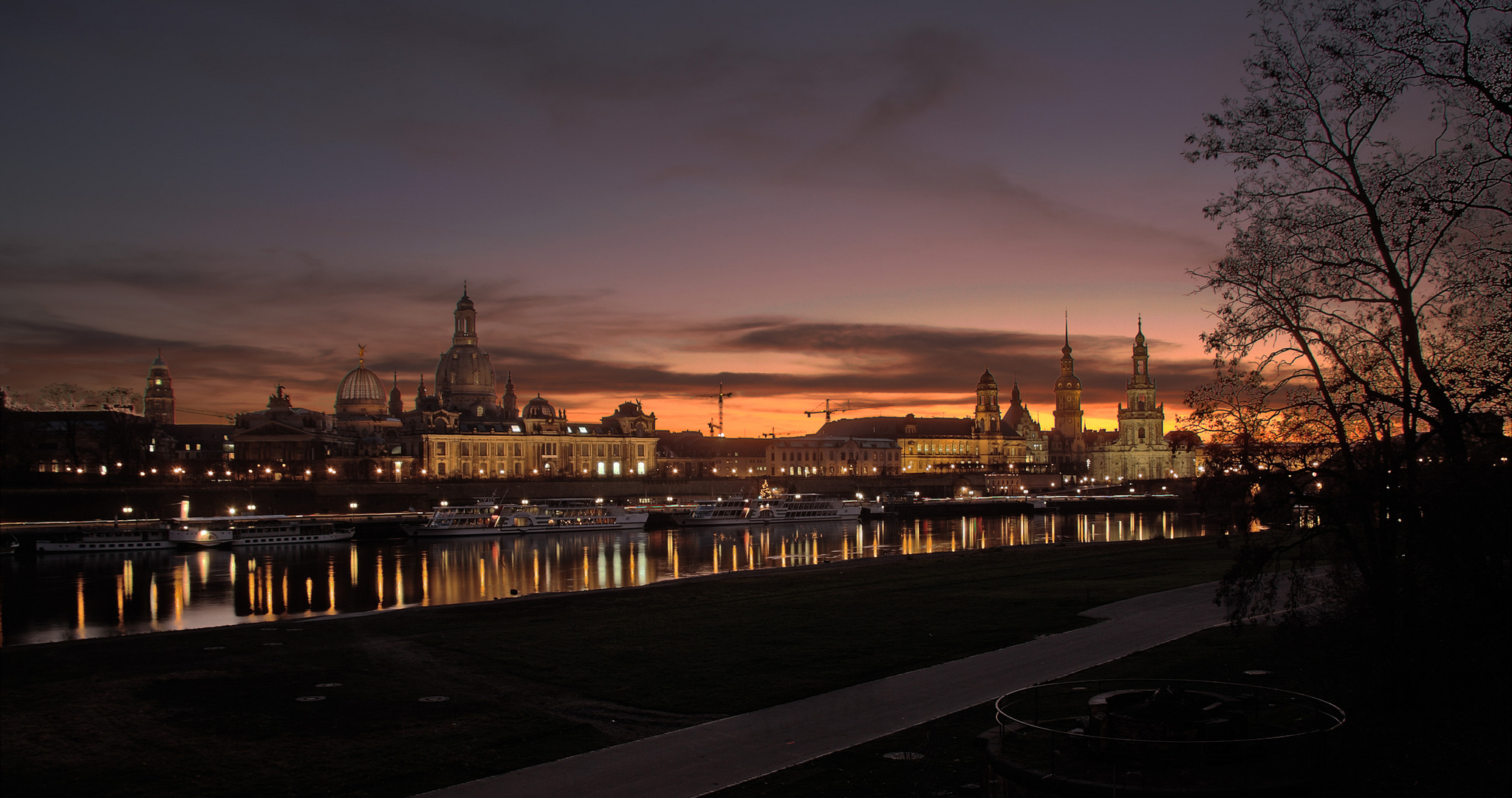 Abendstimmung in Dresden