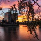 Abendstimmung in Düsseldorf..