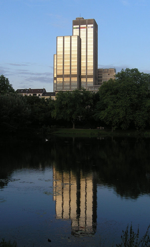 Abendstimmung in Düsseldorf