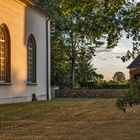 Abendstimmung in einem Vorort von Leipzig 