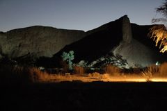 Abendstimmung in einer Lodge in Namibia !