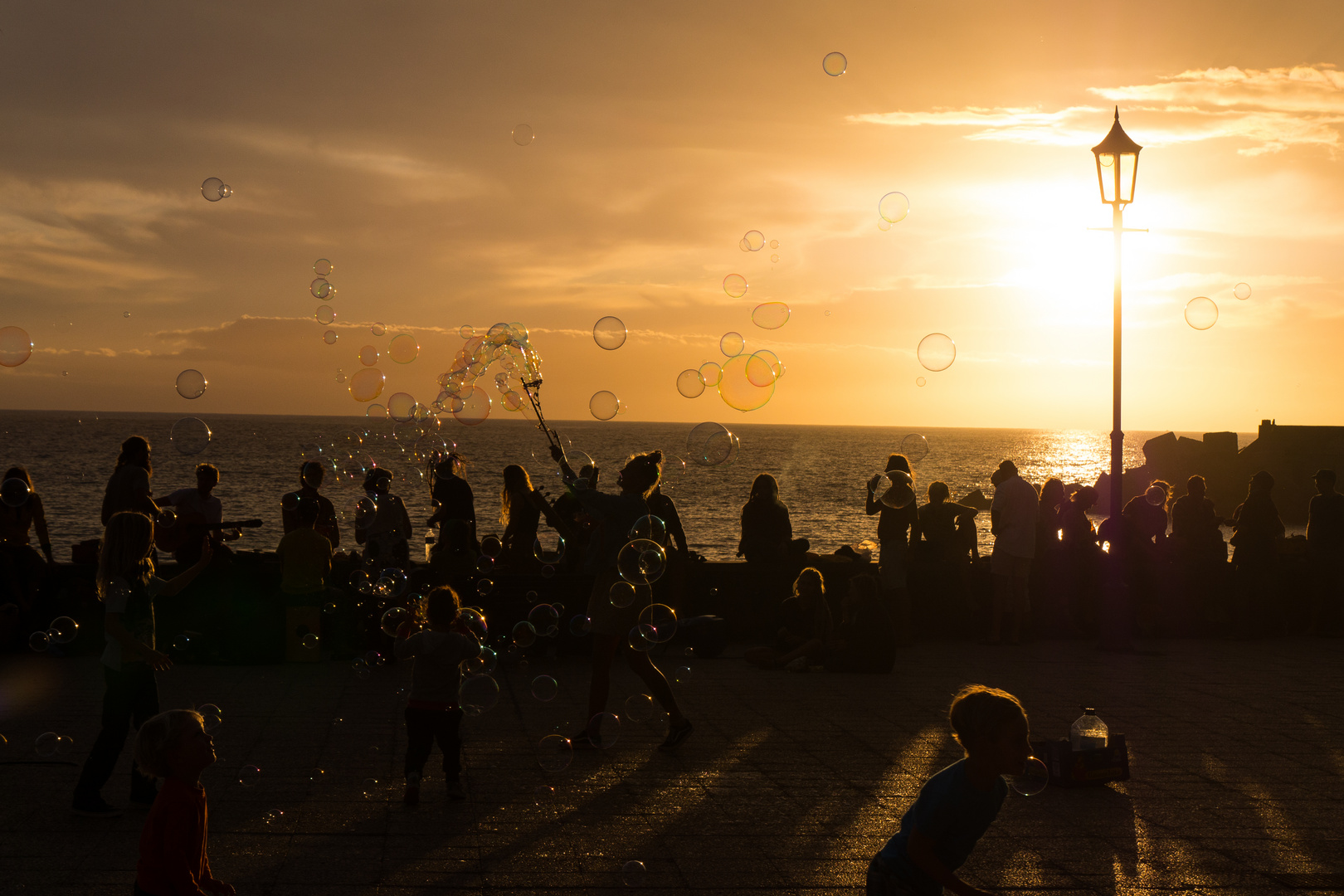 Abendstimmung in El Puerto de Tazzacorte, La Palma