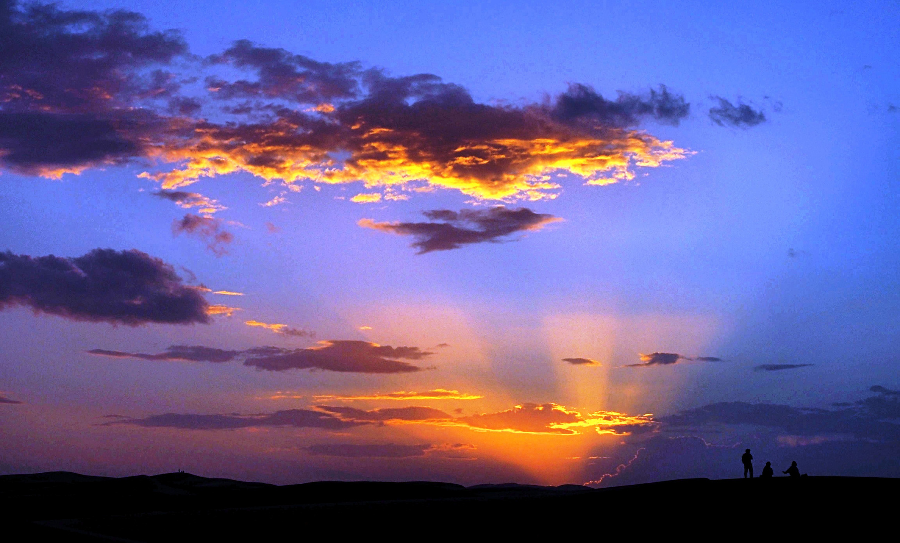 Abendstimmung in Erg Chebbi