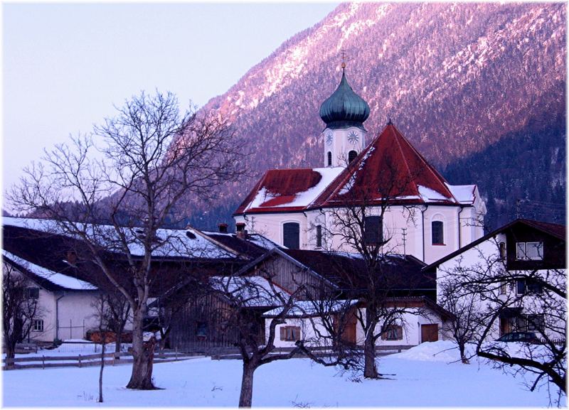 Abendstimmung in Eschenlohe