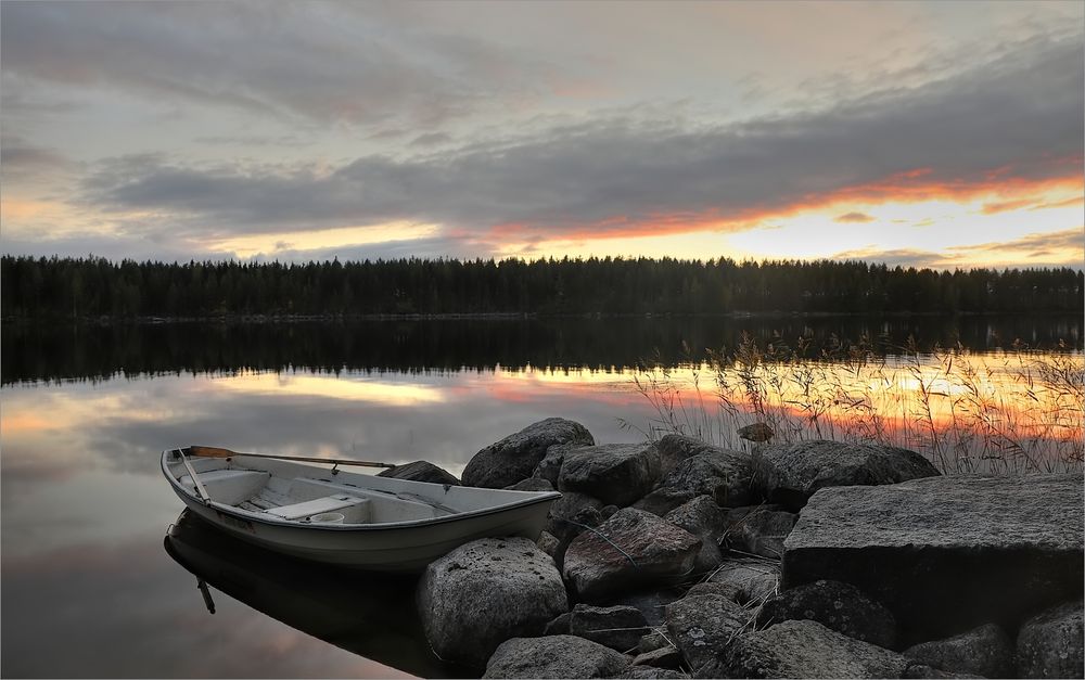 Abendstimmung in Finnland