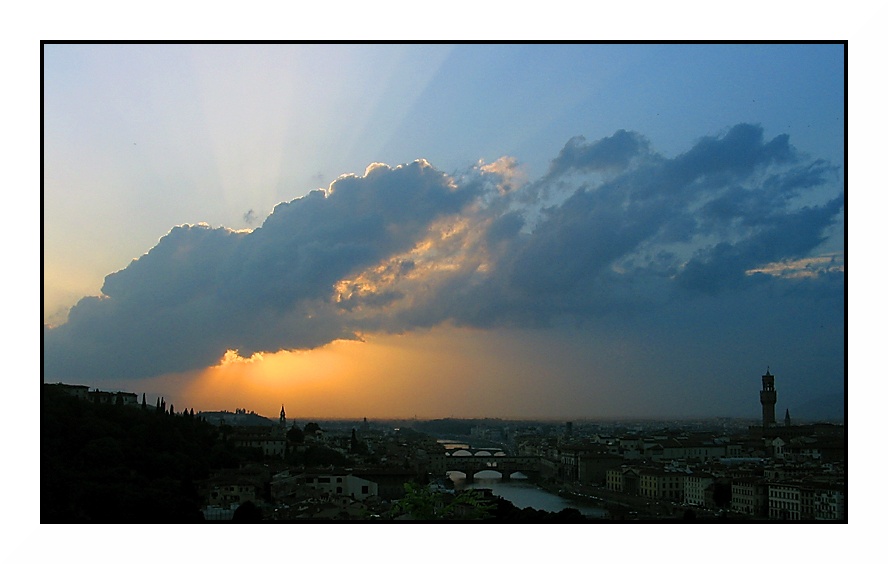 Abendstimmung in Florenz 2