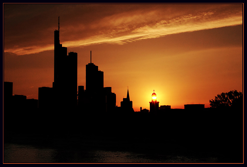 Abendstimmung in Frankfurt