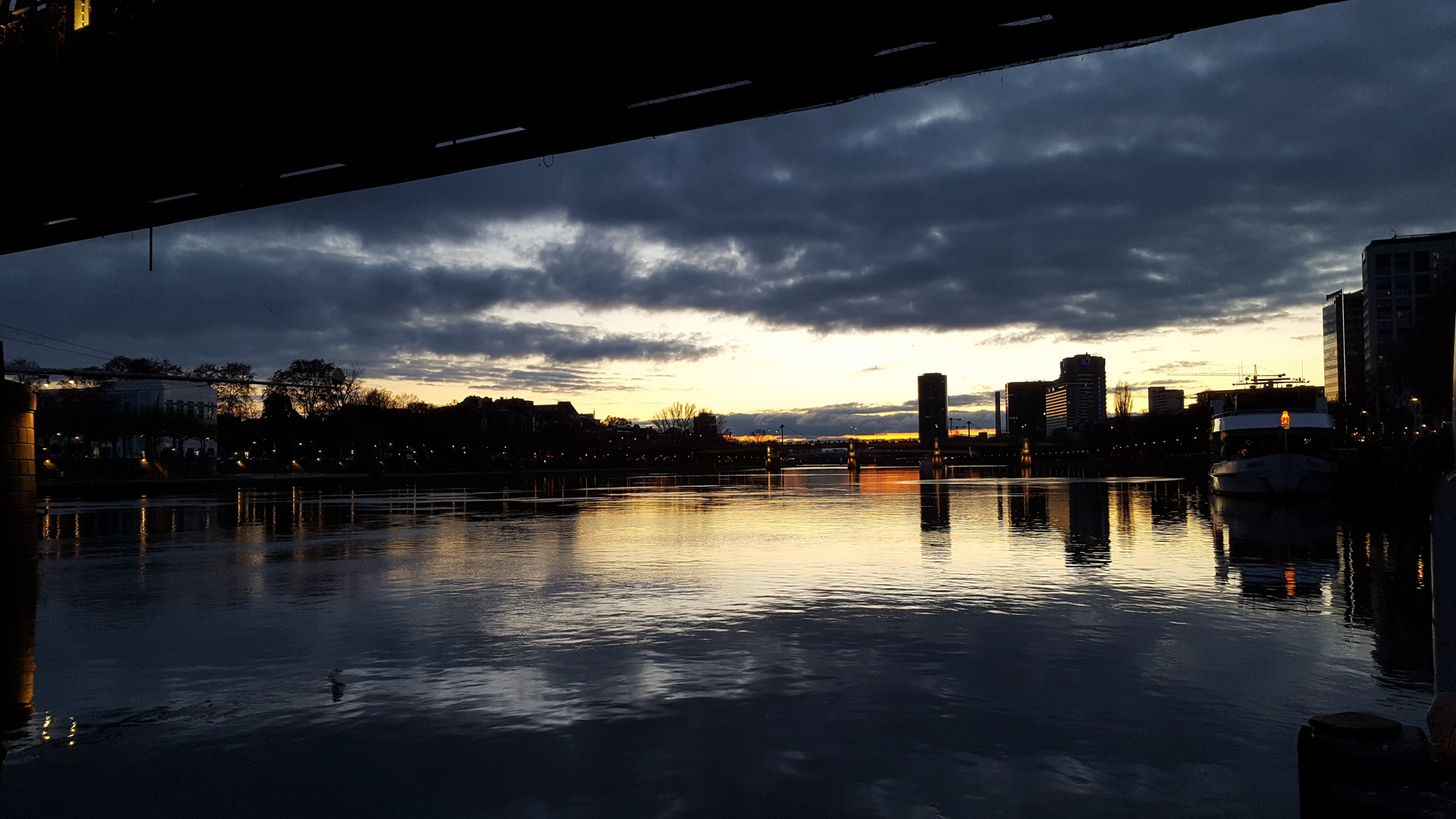 Abendstimmung in Frankfurt