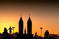 Abendstimmung in Freiburg