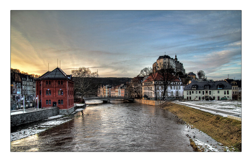 Abendstimmung in Greiz