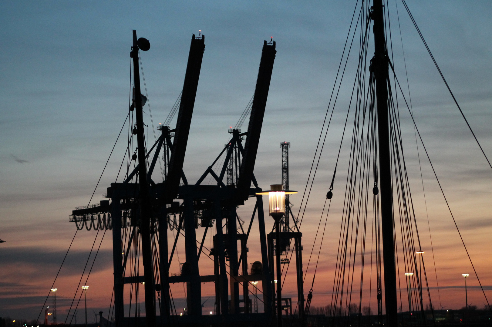 Abendstimmung in Hafen