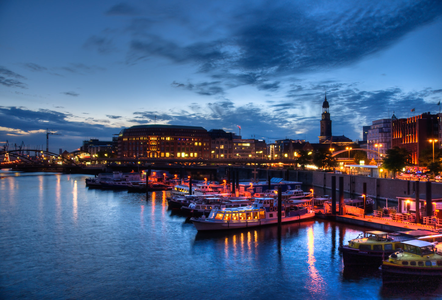 Abendstimmung in Hamburg