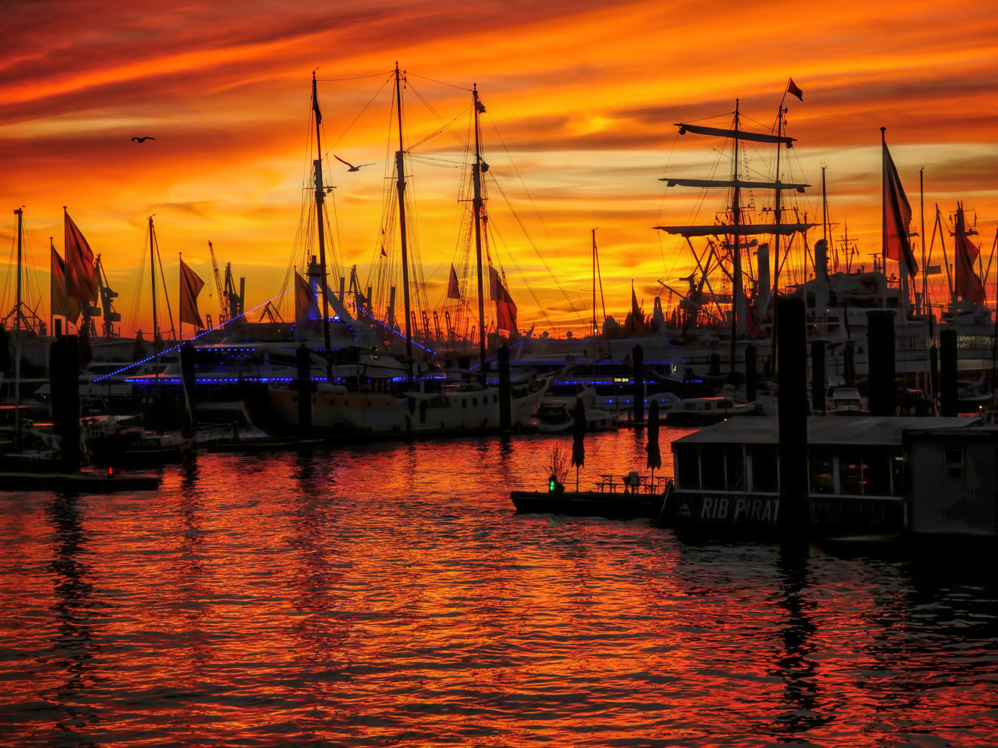 Abendstimmung in Hamburg