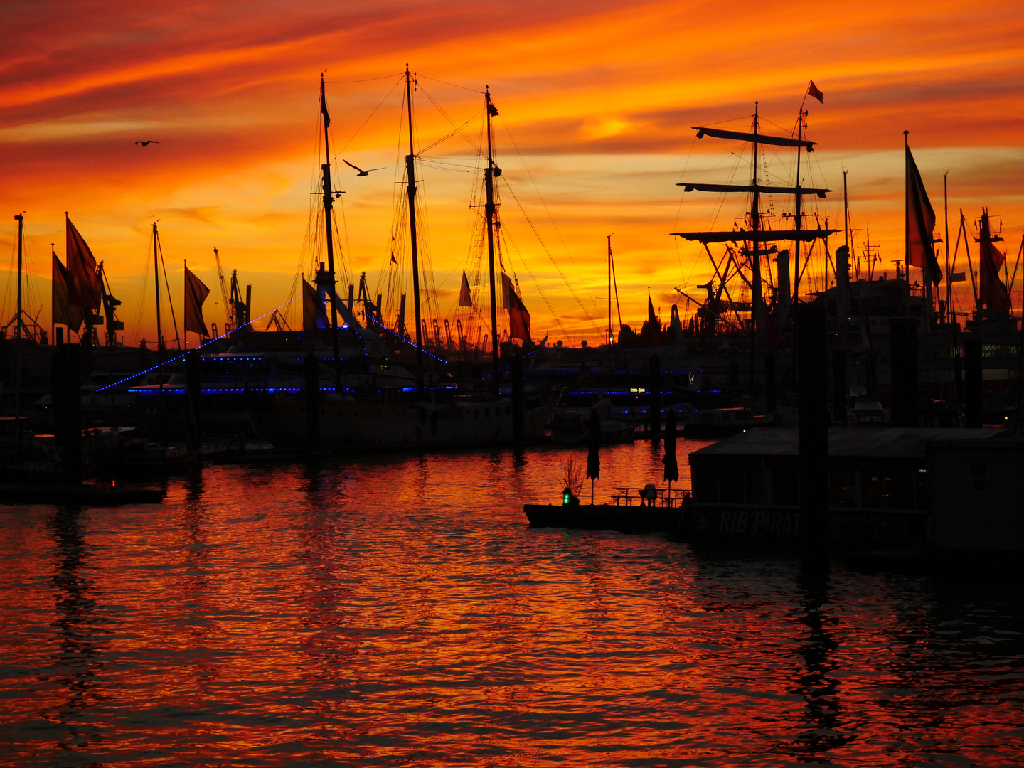 Abendstimmung in Hamburg... unbearbeitet