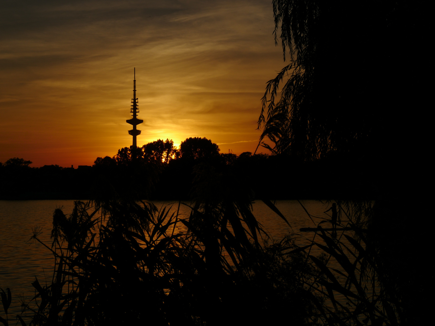 Abendstimmung in Hamburg... unbearbeitet