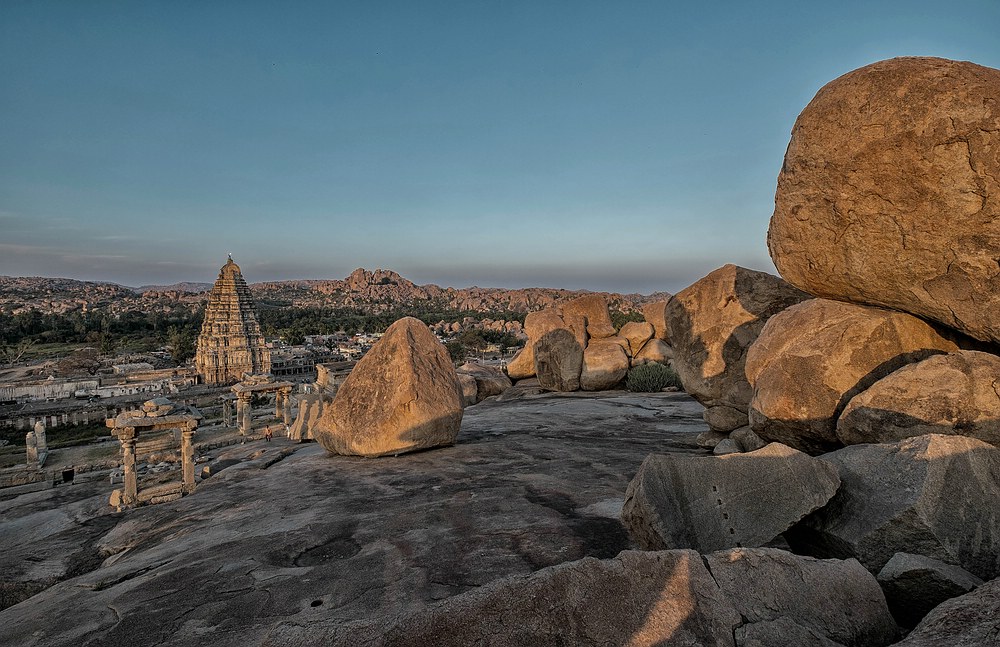 Abendstimmung in Hampi