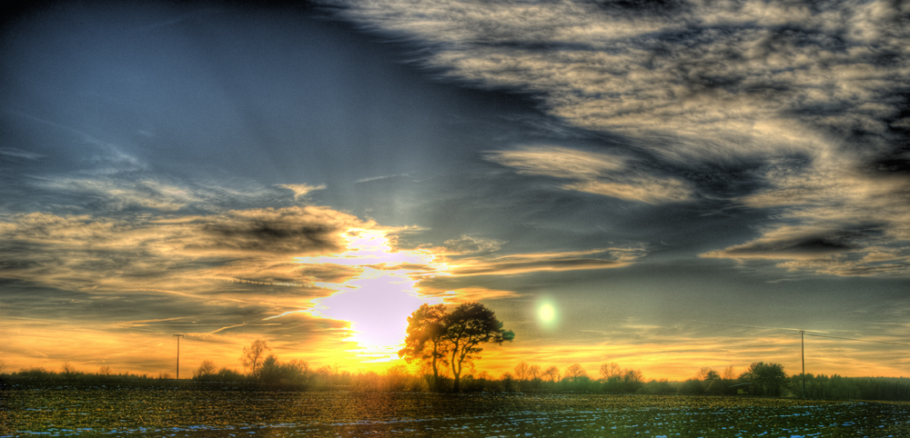 Abendstimmung in HDR als Pano III