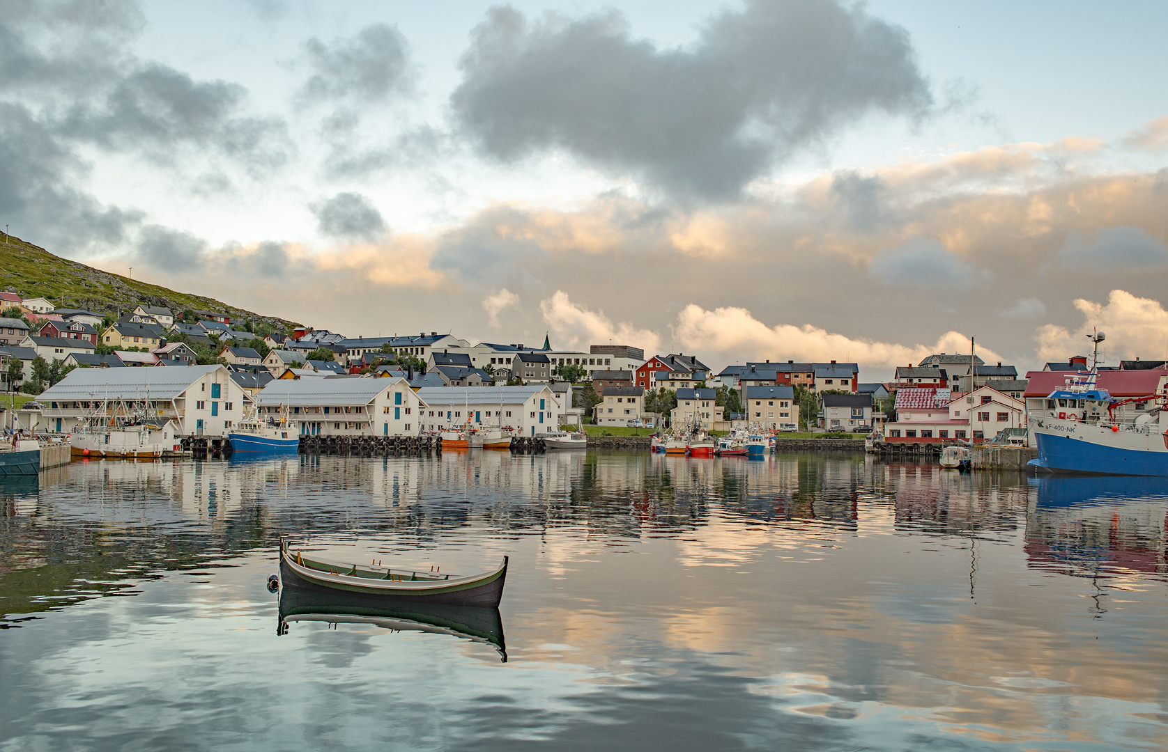 Abendstimmung in Honningsvag 