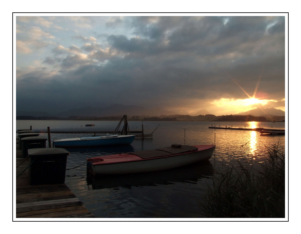 Abendstimmung in Hopfen am See