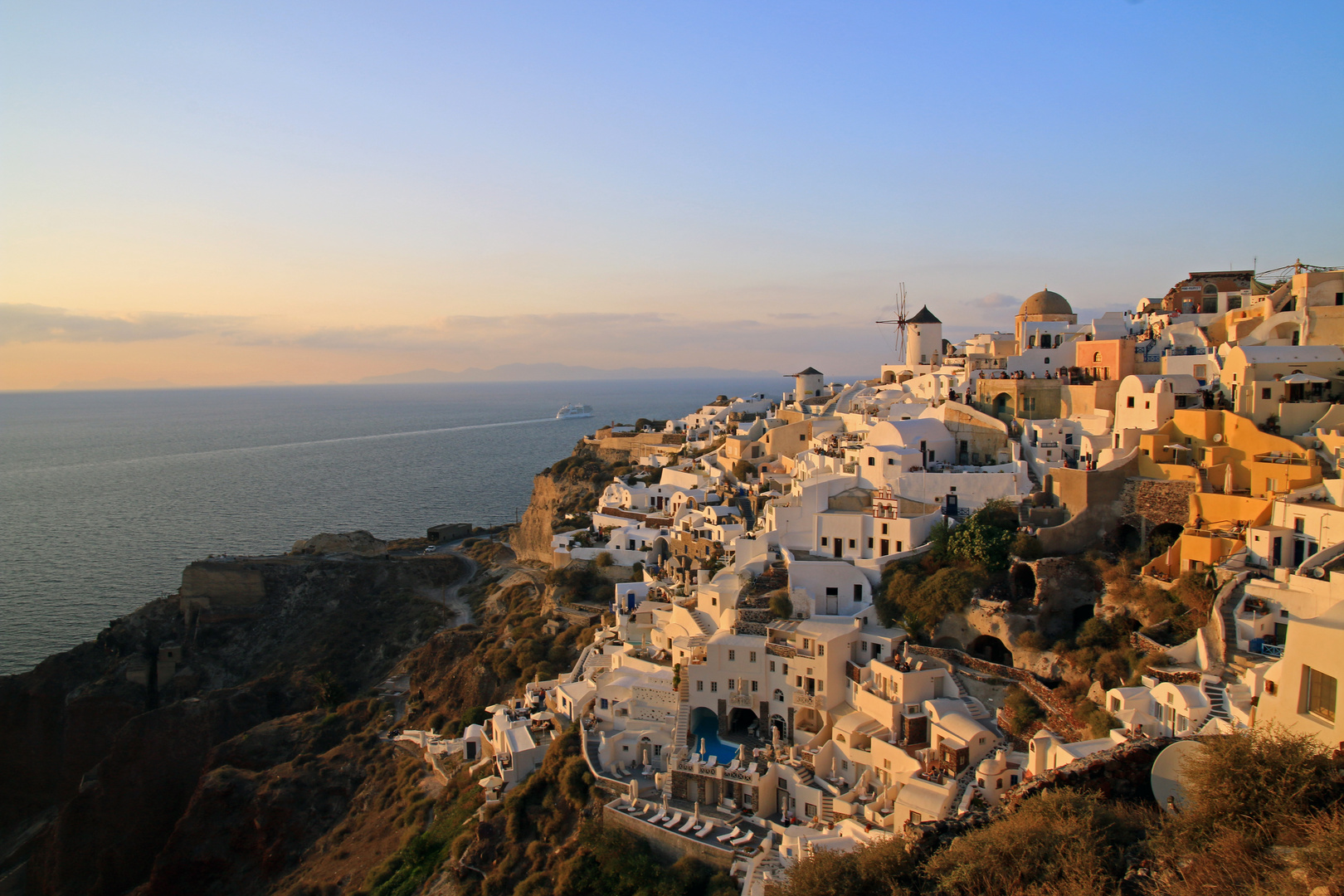 Abendstimmung in Ia (Oia)