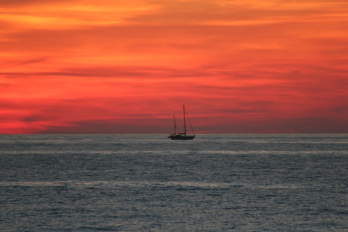 Abendstimmung in Ile Rousse, Korsika