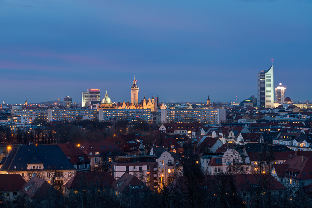 Abendstimmung in "Klein-Paris" Leipzig - Version II