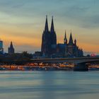 Abendstimmung in Köln