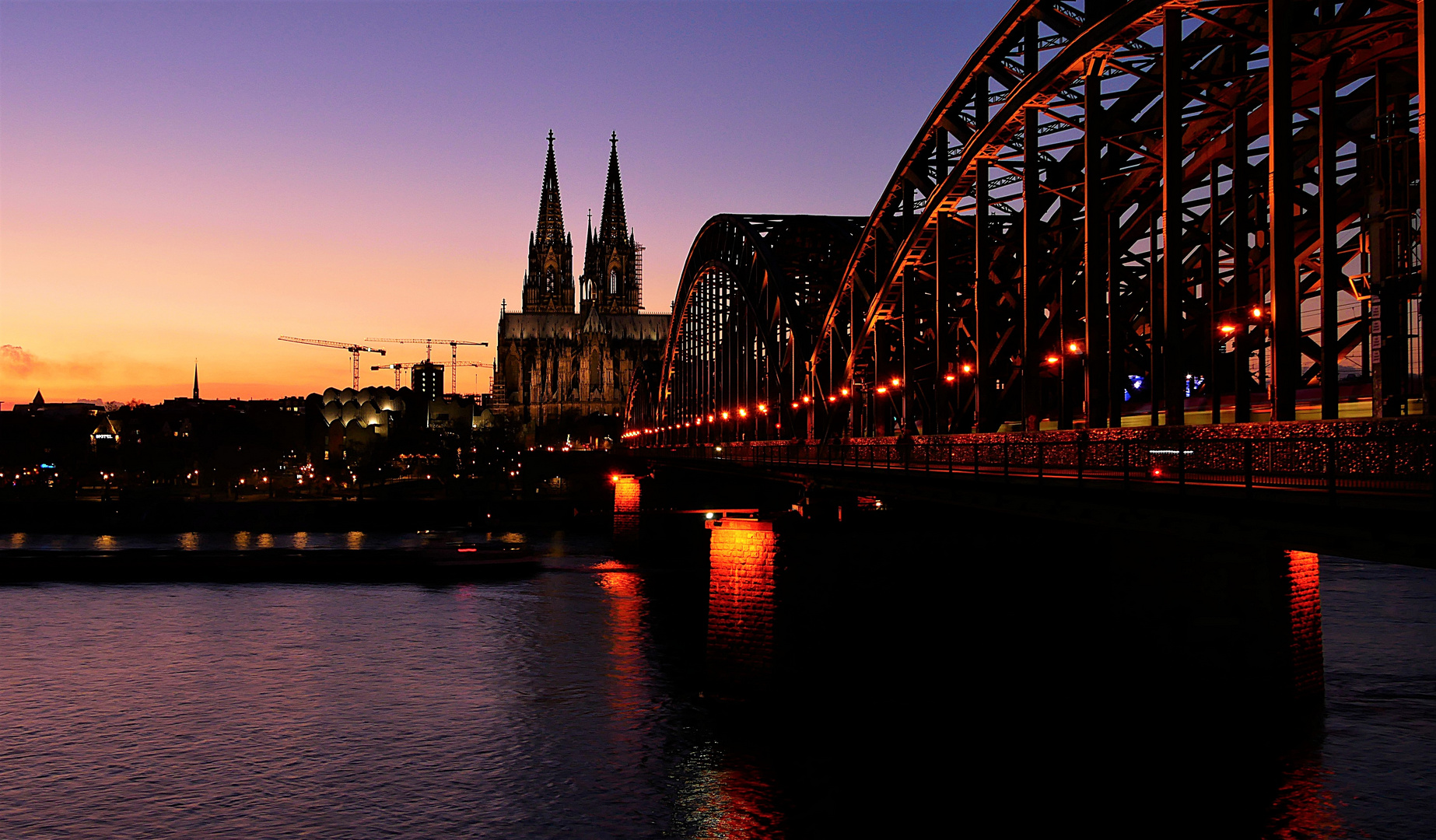 Abendstimmung in Köln