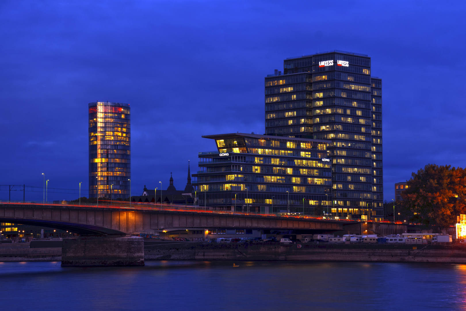 Abendstimmung in Köln - Deutz