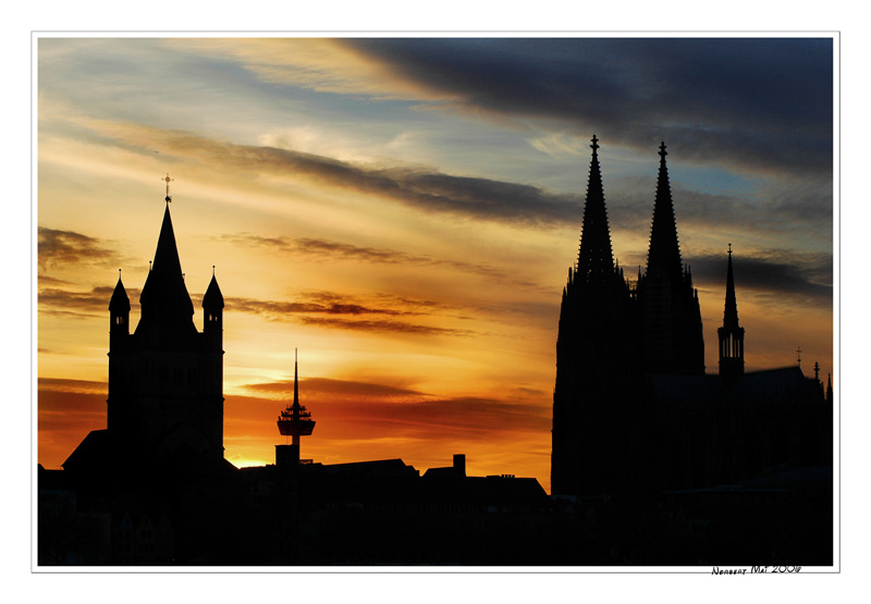 Abendstimmung in Köln