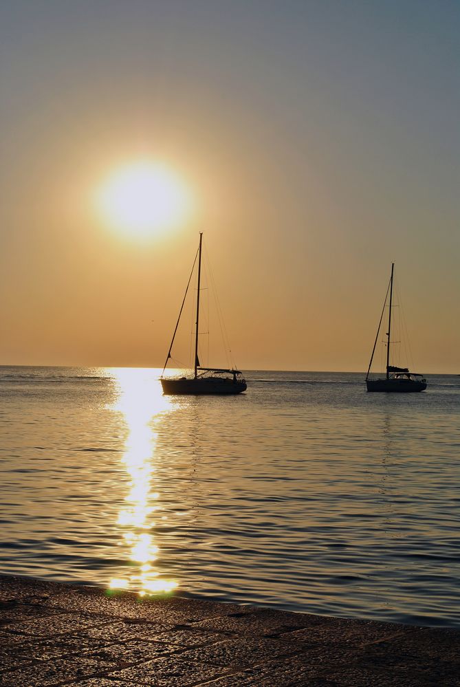 Abendstimmung in Kroatien