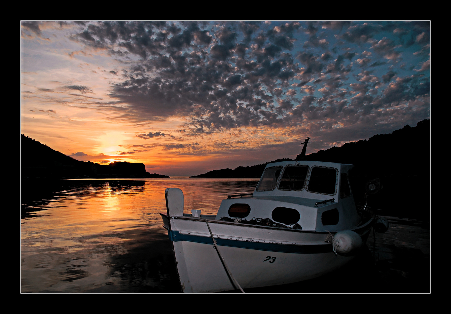 Abendstimmung in Kroatien