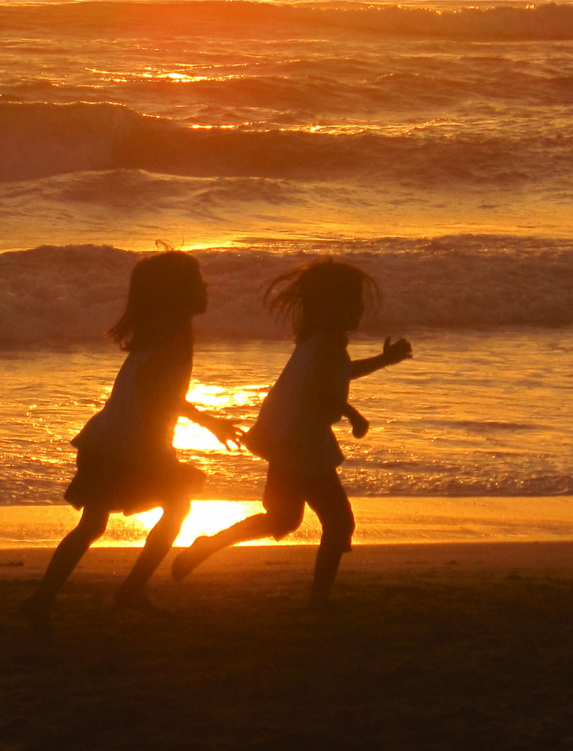 Abendstimmung in Kuta