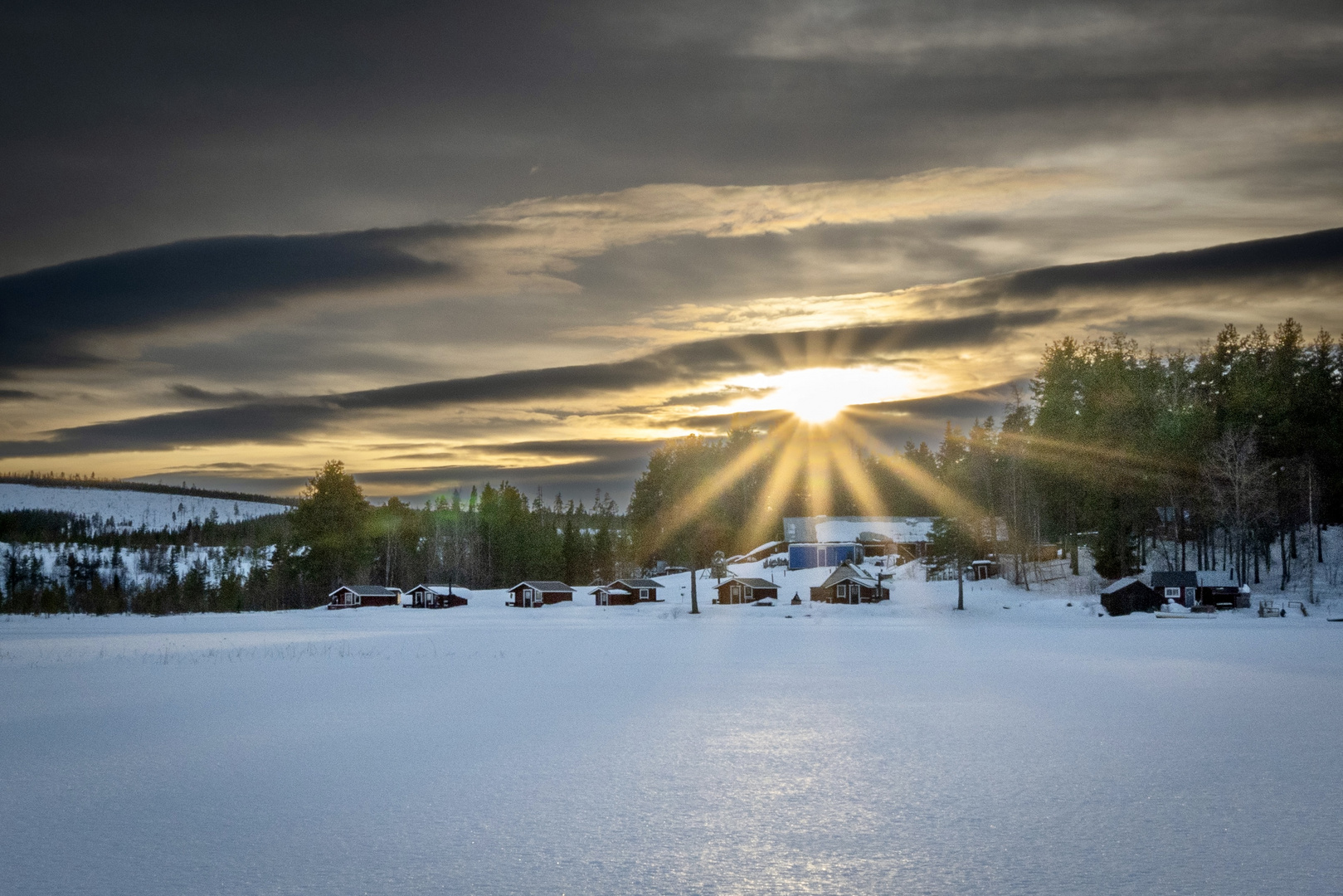 Abendstimmung in Lappland…