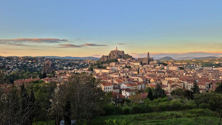 Abendstimmung in Le Puy-en-Velay