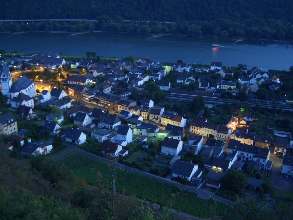 Abendstimmung in Leutesdorf / Rhein