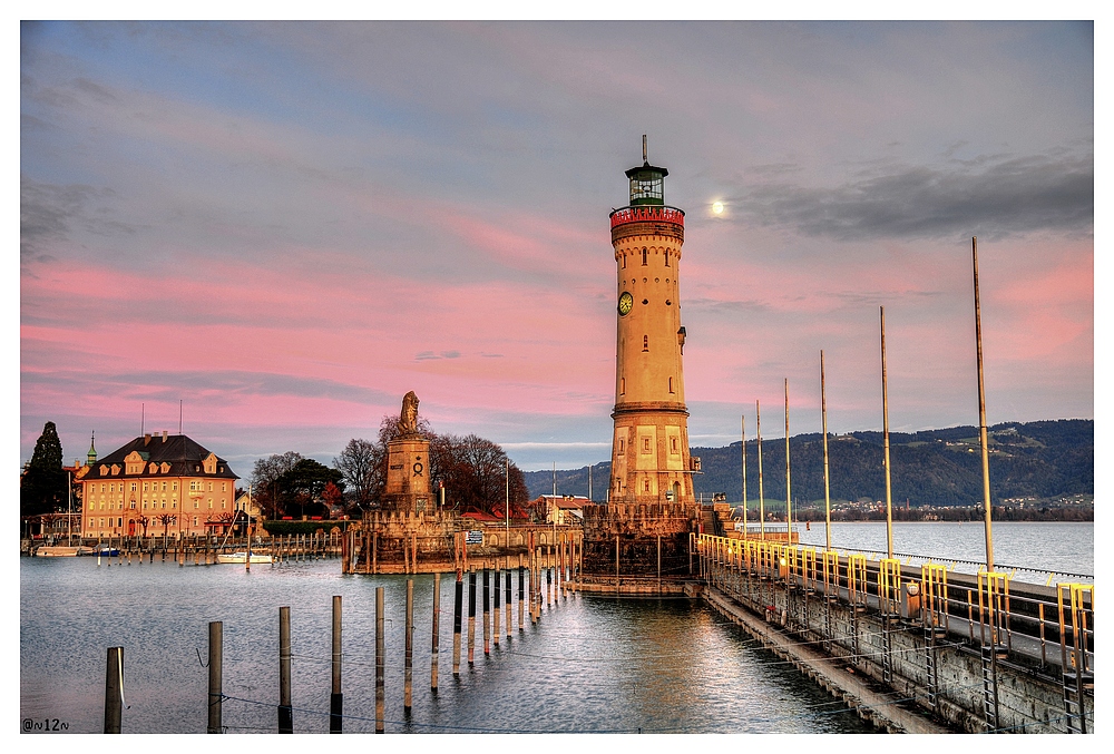 Abendstimmung in Lindau am Bodensee