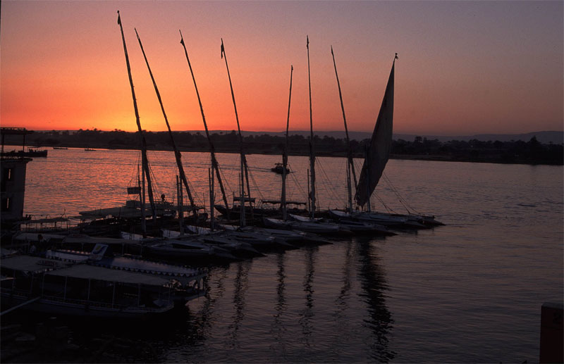 Abendstimmung in Luxor