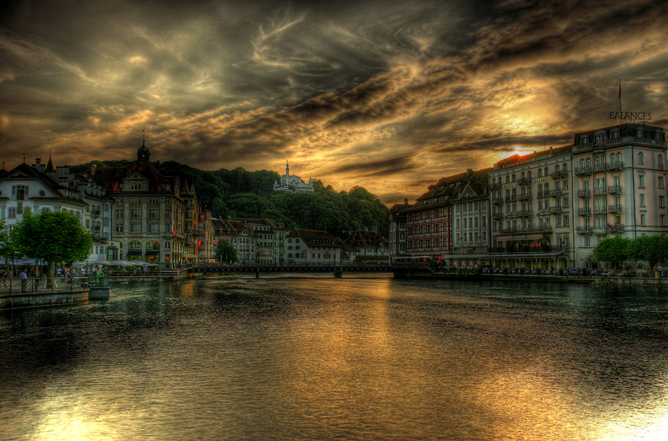 Abendstimmung in Luzern