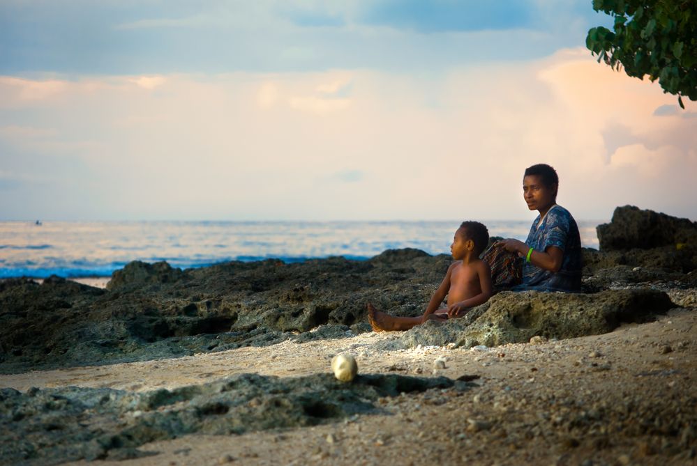 Abendstimmung in Madang