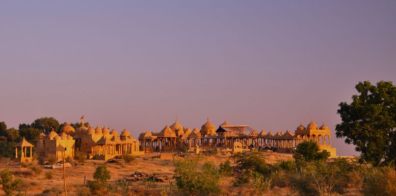 Abendstimmung in Maharadschas Krematorium